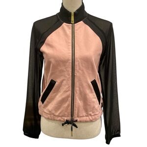 True Religion Mix Media Track Jacket